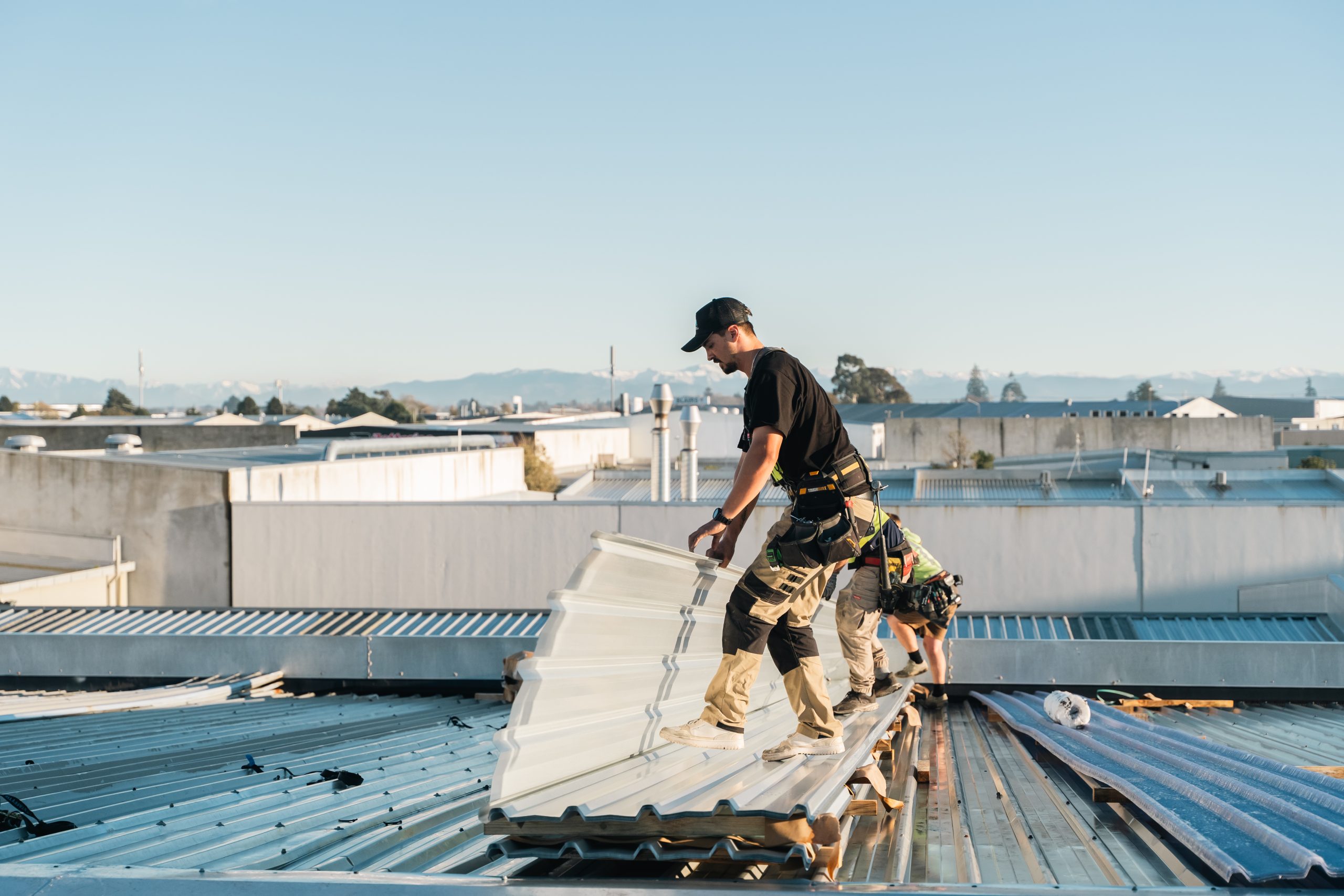 Re-roofing of commercial property in Christchurch